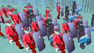 Battle Simulator Prison vs Police Walkthrough Android Gamepaly