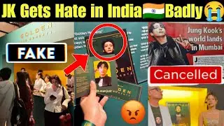 Jungkook Gets Hate in India 🇮🇳 Badly 😭 BTS JK Fake Exhibition in Mumbai 🇮🇳 Jungkook Gets Hate 😡 #bts