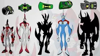 Way big all variant forms with different omnitrix | Part 2 | Ben 10 fanmade coloring