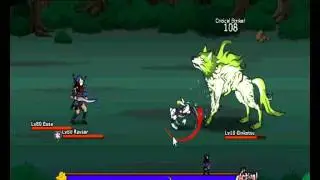 Ninja Saga - Ravser Showing Kinjutsu: Dark Mind Body Restriction
