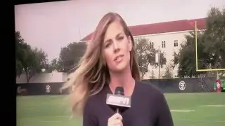 ESPN Samantha Ponder Hair Raising Hot!