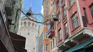 Galata Kulesi &ccedil;evresinde kısa bir tur. #galatakulesi #galatatower #t&uuml;rkiye #travel #istanbul #winter