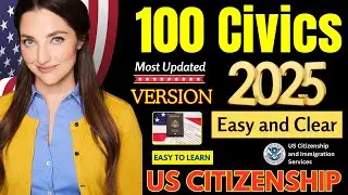2025 USCIS Official 100 Civics Test Questions Random with Easy Answers - Pass U.S. Citizenship Test