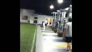 Jamie Varner training