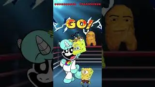 Smilling critters vs Sponge Bob #vs #memebattle #smilingcritters #gegagedigedagedago #poppyplaytime