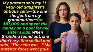 MY PARENTS STOLE MY DAUGHTER'S CELLO AND SOLD IT FOR $87,000.