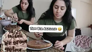 KIZLARA DOĞUM GÜNÜ PASTASI YAPTIM 🎂 | Yakalandım 😄