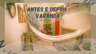 Antes e Depois da Varanda - Decoração | Como Pintar Portal na Parede