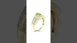 Peridot Ring #gemstonejewelry #peridot #peridoto #jewellery #jewellerydesign #gems #agta #gold #gem