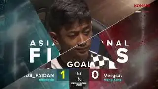 ZEUS__FAIDAN VS VERYSUTTON PES LEAGUE 2019 ASIA REGIONAL FINALS