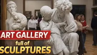 Art gallery full of sculptures #stachu#viralvideo#treandingvideo#indianyoutuber#india#europe#moscow