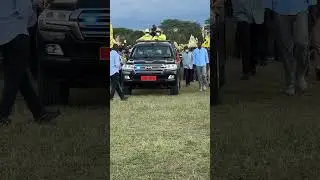 PRESIDENT MUSEVENI ARRIVED IN MOROTO DISTRICT