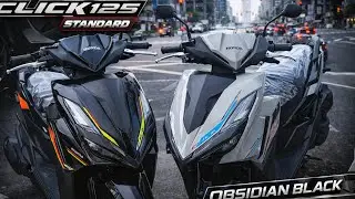 Bagong Honda Click125i V4 Standard in Black and Gray #Click125i #Click125 #HondaClick #hondaclick125