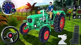 Cargo Tractor Trolley Simulator 3D - Offroad Heavy Farming Transport Driving - Android GamePlay #2