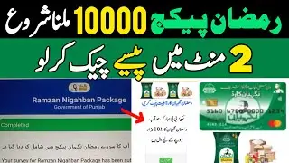 Ramzan Package Check karne ka tarika | 10000 Nigehban Card kaise use kare | Ramzan Package 2026 9999