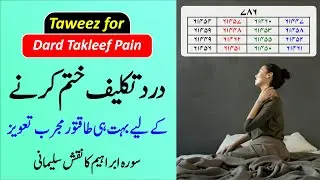 Taweez No.28 | Taweez for Pain & Headache | Dard Takleef khatam karne ka Taveez