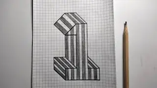 3D number 1 