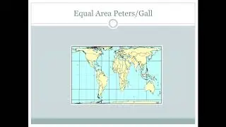 Equal area map projections