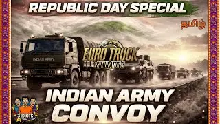 Republic Day Special Indian Army Convoy🇮🇳.... |#ets2 | @3-Idiots-GamingTN |#live|#tamil |#live