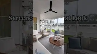 🏠Screened Porch + Backyard Tour|Florida Coastal Model Home 🏡
