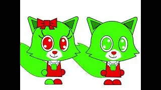 Stepanek and Starry as Jewelpets but christmas colors