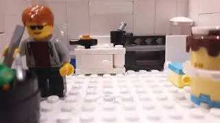 Kitchen mayhem (Very traumatic for Tom) LEGO ANIMATION