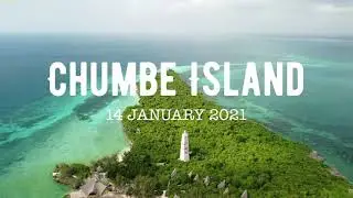 4K Drone Footage, Bird&rsquo;s eye View- Chumbe Island, Zanzibar