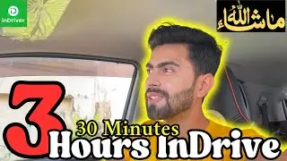 InDrive Earning In Islamabad 3 Hours 30 Minutes || Daily Vloging InDrive || #indriver #explore #uber