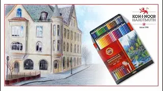 Рисуем акварельними карандашами Koh-i-Noor Mondeluz 48