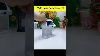 waterproof solar lamp 🔥#solarlamp #gadgets