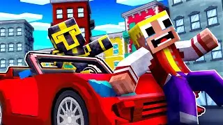 ATROPELLO A MI AMIGO CON EL COCHE EN MINECRAFT 😱