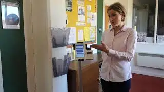 Demonstration of new card reader
