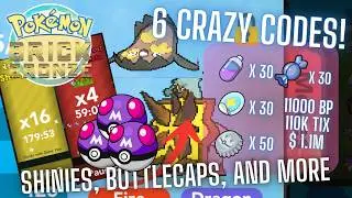 6 *INSANE* NEW CODES! 50 BOTTLECAPS, 10+ HOUR ROPOWERS, MASTERBALLS AND MORE!