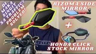 SA 150 PESOS MO MAY HONDA CLICK SHORT STEM SIDE MIRROR KANA| RIZOMA SIDE MIRROR | TUITORIAL