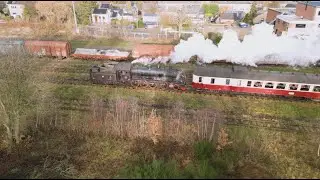 #Drone beelden van Zuid #Limburg  -  Station #Simpelveld januari 2023