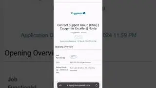 Capgemini Off Campus Drive 2024 Now Hiring Support Engineer