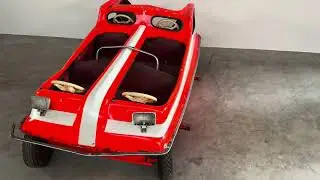 Molded Plastic Children's Carousel Vehicle 