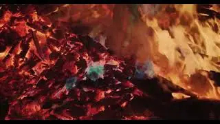 075 Fire | Blue & orange fire | Free stock footage | No copyright content | Royalty free video