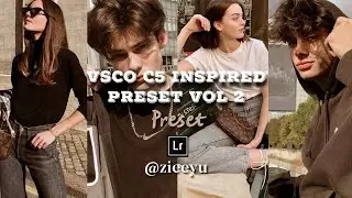 How to edit VSCO C5 Inspired Preset Vol2 Lightroom Mobile Preset free DNG Link | 2021
