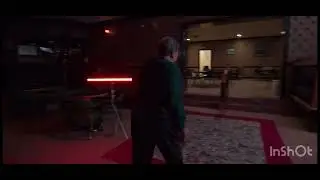 Judy the Angry Grandma get scared by the Ebeneezer Scrooge puppet