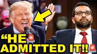 Trump TERRIFIED as Kash Patel ADMITS HORRIFIC CRIMES