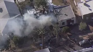 VIDEO: Explosion and fire level home; & leave one person dead