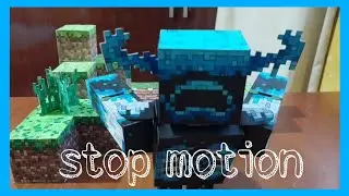 Warden -Stop motion- /Minecraft/Animaci&oacute;n/ papercraft/.