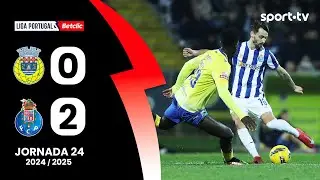 Resumo: Arouca 0-2 FC Porto - Liga Portugal Betclic | sport tv
