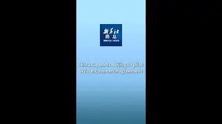 Xinhua News | China supports Beijing to pilot WTO e-commerce agreement