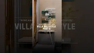 VILLA BALI STYLE part 6 #villabali #bali #arsitek #desainrumah  #balimodern #arsitektur #shortvideo