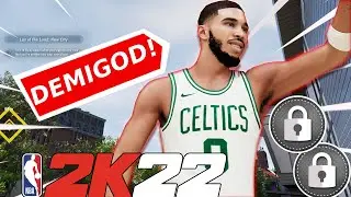 HOW TO MAKE A  DEMIGOD PF BUILD IN NBA 2K22! THIS BUILD CAN DO IT ALL !!(NEXT GEN)