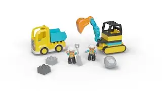 LEGO Duplo Грузовик и гусеничный экскаватор 10931