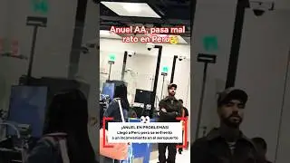 Anuel AA pasa un mal rato en aeropuerto en Per&uacute; #chismes