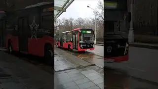 Автобус НефАЗ-5299-40-52 №М 652 ЕА 977 маршрут 1195D 22.12.2025
